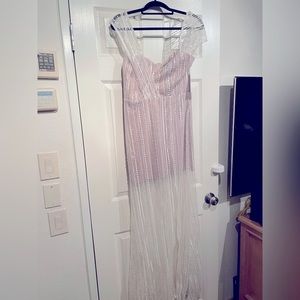 Agua - White/Nude - Sequence Dress - Brand New, tags attached, never worn.
